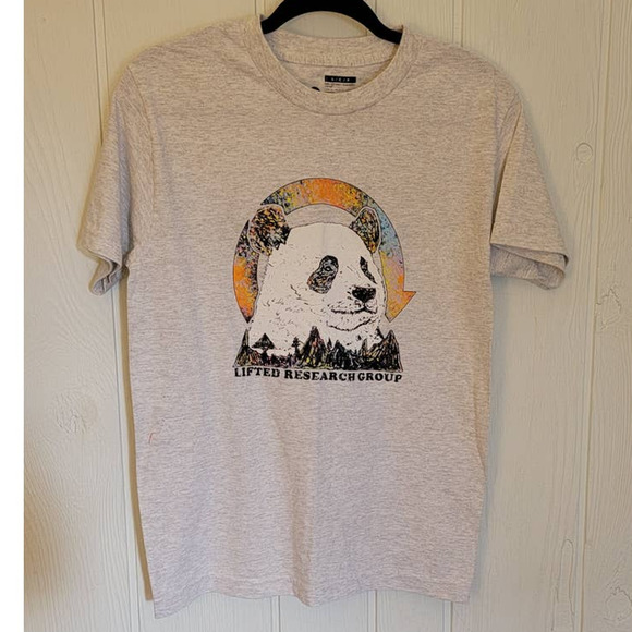 NWT - LRG Panda Friend Tee -  Heather Grey - S - Picture 4 of 4